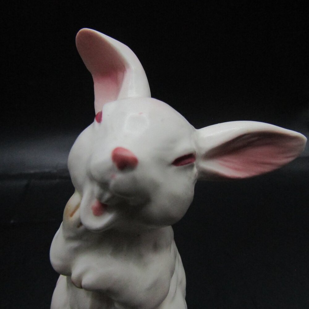 Two White Porcelain Rabbits - Picture 8 of 14
